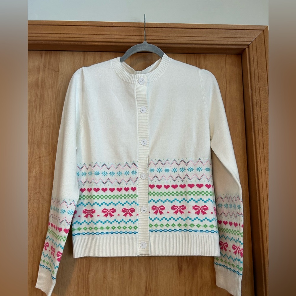 NWT Medium Anthropologie Beach Riot Bow Ally Cardigan